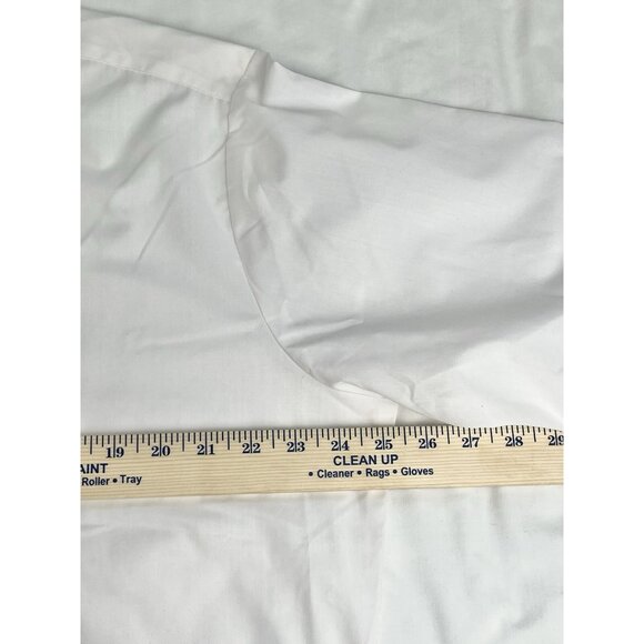 Oscar De La Renta Men’s Button Up Tuxedo Shirt White Lg 16-16.5 X  35/36 Formal - Picture 8 of 9